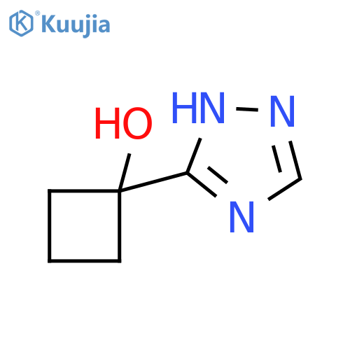 1-(4H-1,2,4-triazol-3-yl)cyclobutan-1-ol structure
