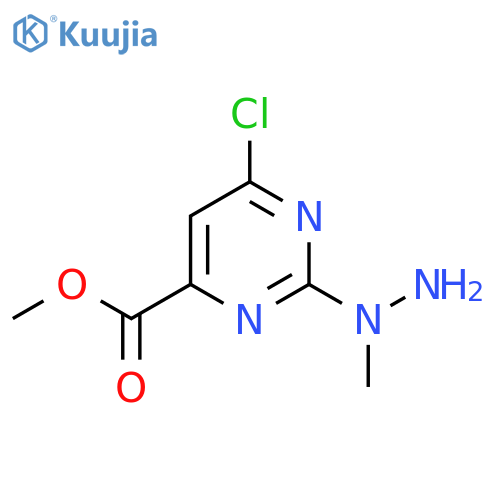 methyl 6-chloro-2-(1-methylhydrazin-1-yl)pyrimidine-4-carboxylate structure
