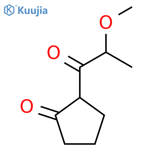 2-(2-Methoxypropanoyl)cyclopentan-1-one structure