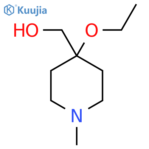 (4-ethoxy-1-methylpiperidin-4-yl)methanol structure