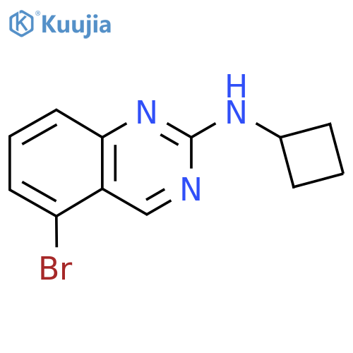 5-bromo-N-cyclobutylquinazolin-2-amine structure