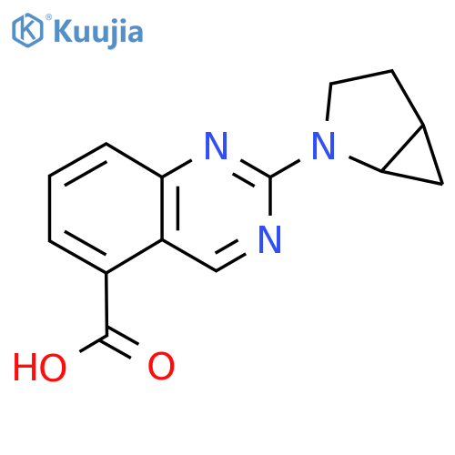 2-{2-azabicyclo3.1.0hexan-2-yl}quinazoline-5-carboxylic acid structure