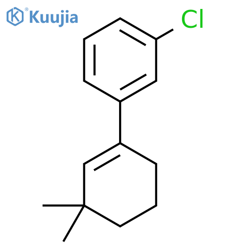 1-Chloro-3-(3,3-dimethylcyclohex-1-en-1-yl)benzene structure