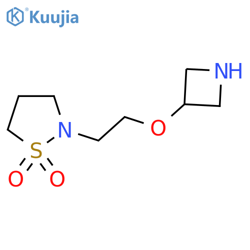 2-2-(azetidin-3-yloxy)ethyl-1lambda6,2-thiazolidine-1,1-dione structure