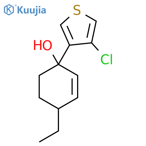 1-(4-Chlorothiophen-3-yl)-4-ethylcyclohex-2-en-1-ol structure