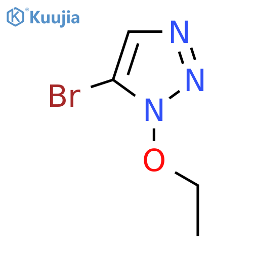 5-bromo-1-ethoxy-1H-1,2,3-triazole structure