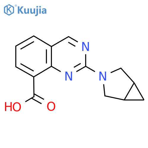 2-{3-Azabicyclo[3.1.0]hexan-3-yl}quinazoline-8-carboxylic acid structure