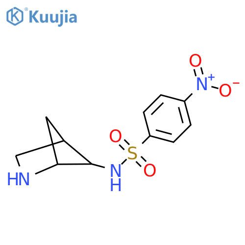 N-{2-azabicyclo2.1.1hexan-5-yl}-4-nitrobenzene-1-sulfonamide structure
