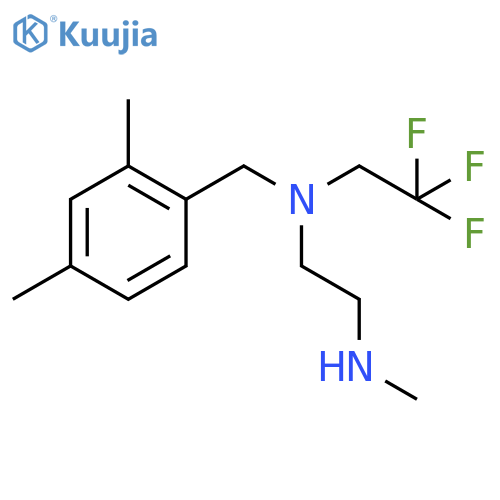 (2,4-dimethylphenyl)methyl2-(methylamino)ethyl(2,2,2-trifluoroethyl)amine structure