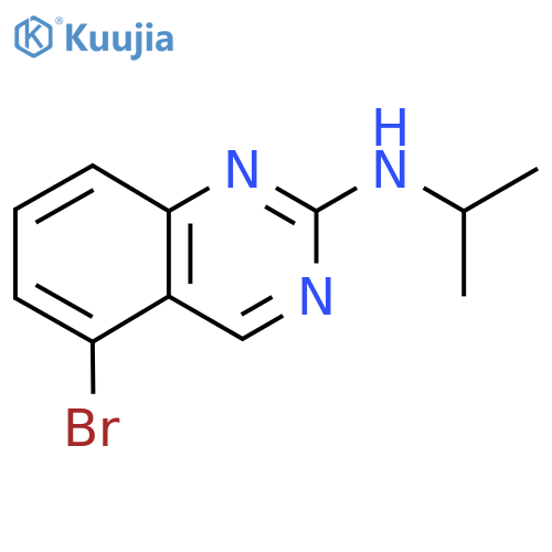 5-bromo-N-(propan-2-yl)quinazolin-2-amine structure