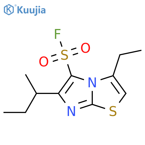 6-(butan-2-yl)-3-ethylimidazo2,1-b1,3thiazole-5-sulfonyl fluoride structure