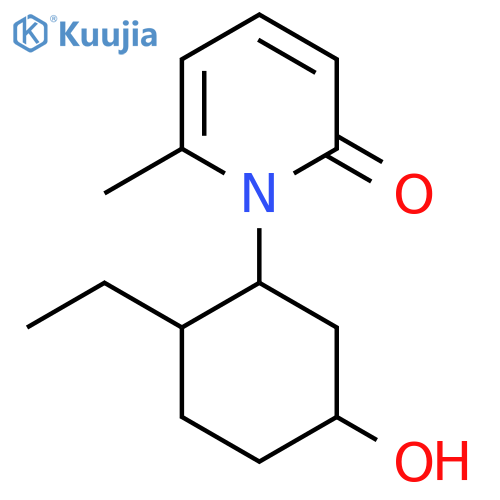 1-(2-Ethyl-5-hydroxycyclohexyl)-6-methyl-1,2-dihydropyridin-2-one structure