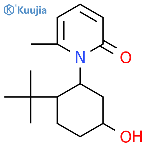 1-(2-Tert-butyl-5-hydroxycyclohexyl)-6-methyl-1,2-dihydropyridin-2-one structure