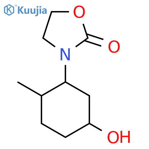 3-(5-Hydroxy-2-methylcyclohexyl)-1,3-oxazolidin-2-one structure