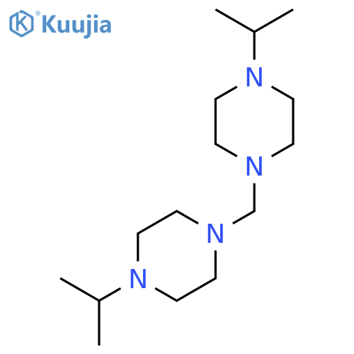1-(propan-2-yl)-4-{4-(propan-2-yl)piperazin-1-ylmethyl}piperazine structure