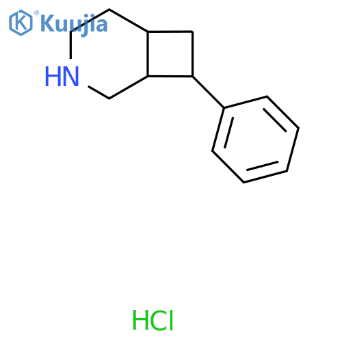 8-phenyl-3-azabicyclo4.2.0octane hydrochloride structure