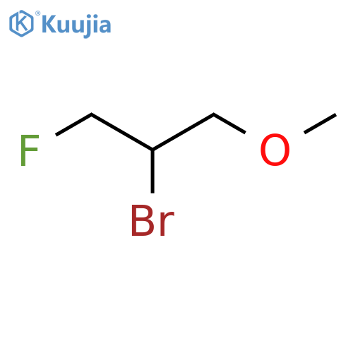 2-Bromo-1-fluoro-3-methoxypropane structure