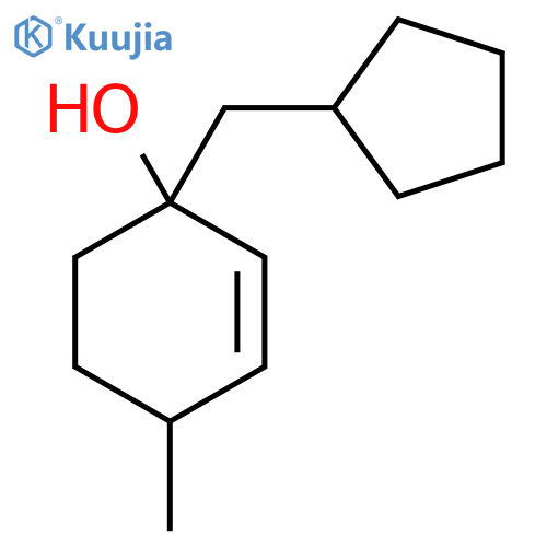 1-(Cyclopentylmethyl)-4-methylcyclohex-2-en-1-ol structure