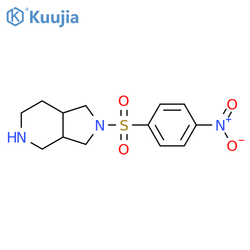 2-(4-nitrobenzenesulfonyl)-octahydro-1H-pyrrolo[3,4-c]pyridine structure