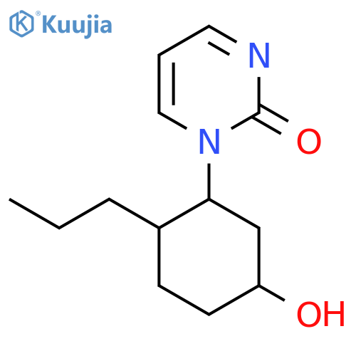 1-(5-Hydroxy-2-propylcyclohexyl)-1,2-dihydropyrimidin-2-one structure