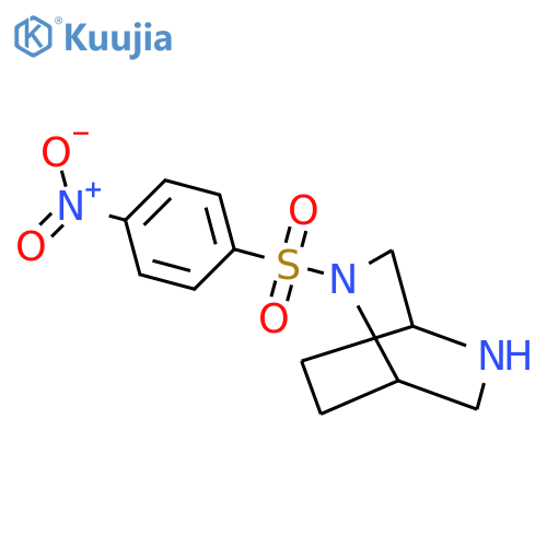 2-(4-nitrobenzenesulfonyl)-2,5-diazabicyclo2.2.2octane structure