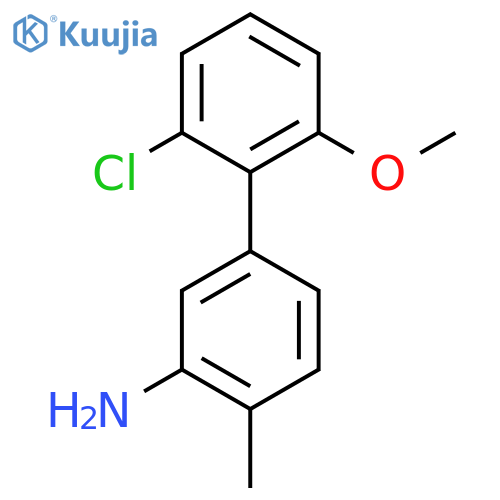 5-(2-chloro-6-methoxyphenyl)-2-methylaniline structure