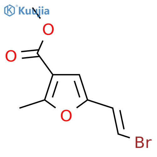 Methyl 5-(2-bromoethenyl)-2-methylfuran-3-carboxylate structure