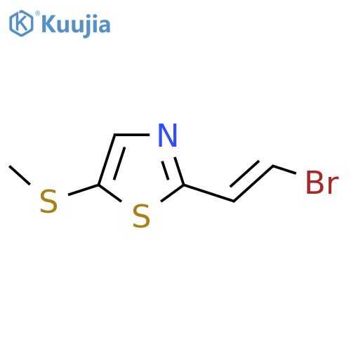 2-(2-Bromoethenyl)-5-(methylsulfanyl)-1,3-thiazole structure