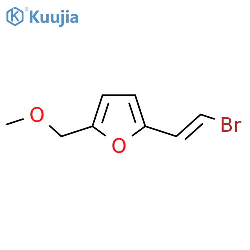 2-(2-Bromoethenyl)-5-(methoxymethyl)furan structure