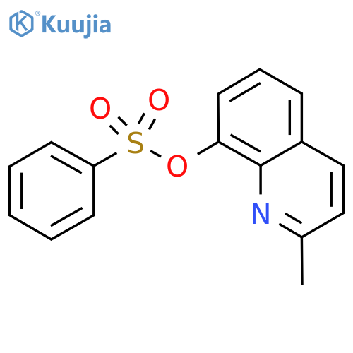 2-methyl-8-quinolinyl benzenesulfonate structure