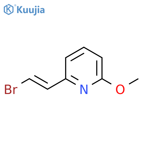 2-(2-Bromoethenyl)-6-methoxypyridine structure