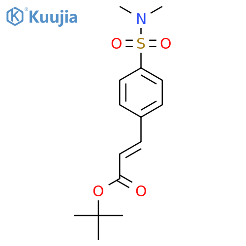 tert-butyl (2E)-3-4-(dimethylsulfamoyl)phenylprop-2-enoate structure
