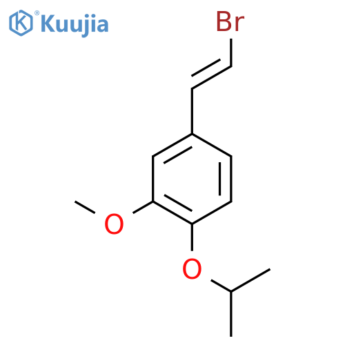 4-(2-Bromoethenyl)-2-methoxy-1-(propan-2-yloxy)benzene structure