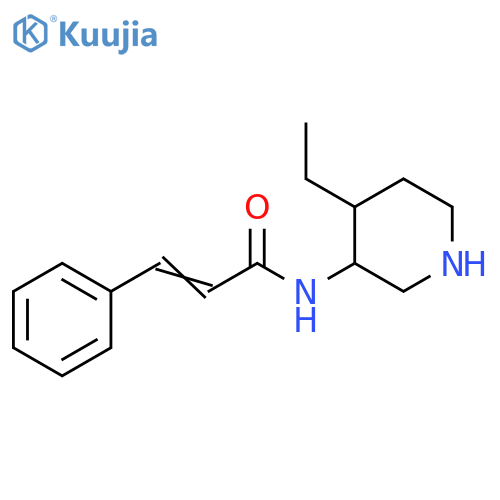 2-Propenamide, N-(4-ethyl-3-piperidinyl)-3-phenyl- structure