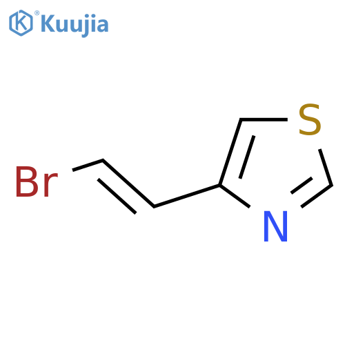 4-(2-Bromoethenyl)-1,3-thiazole structure