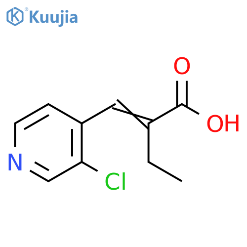 Butanoic acid, 2-[(3-chloro-4-pyridinyl)methylene]- structure
