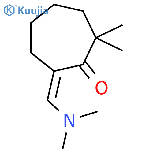 7-(dimethylamino)methylidene-2,2-dimethylcycloheptan-1-one structure