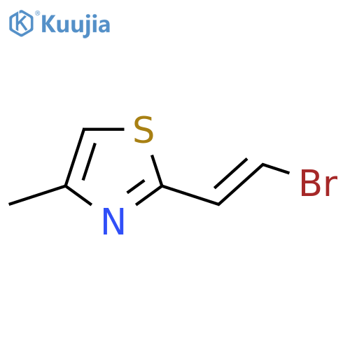 2-(2-Bromoethenyl)-4-methyl-1,3-thiazole structure