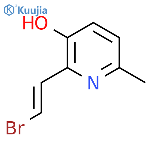 2-(2-Bromoethenyl)-6-methylpyridin-3-ol structure