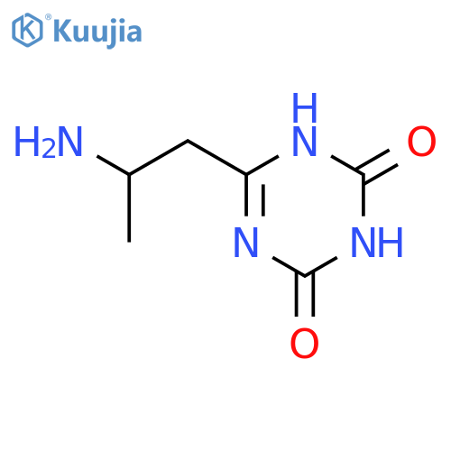 6-(2-aminopropyl)-4-hydroxy-1,2-dihydro-1,3,5-triazin-2-one structure