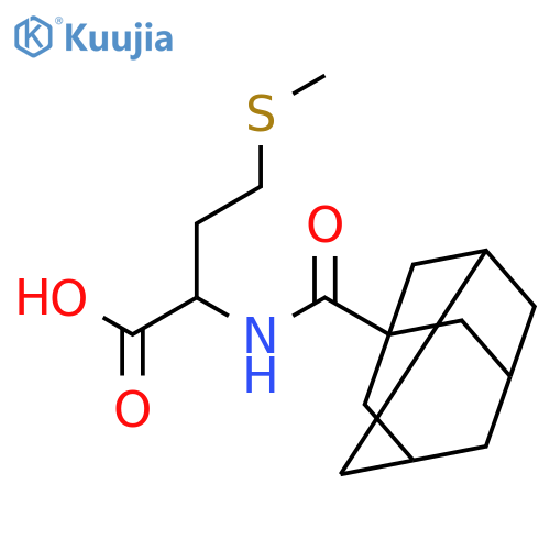 Methionine, N-(1-adamantylcarbonyl)-, DL- (8CI) structure