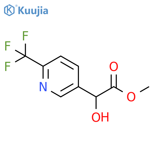 methyl 2-hydroxy-2-6-(trifluoromethyl)pyridin-3-ylacetate structure