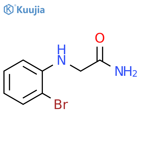 2-(2-bromophenyl)aminoacetamide structure