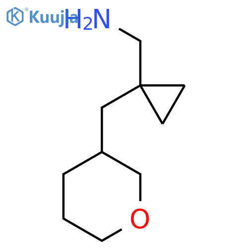 {1-(oxan-3-yl)methylcyclopropyl}methanamine structure