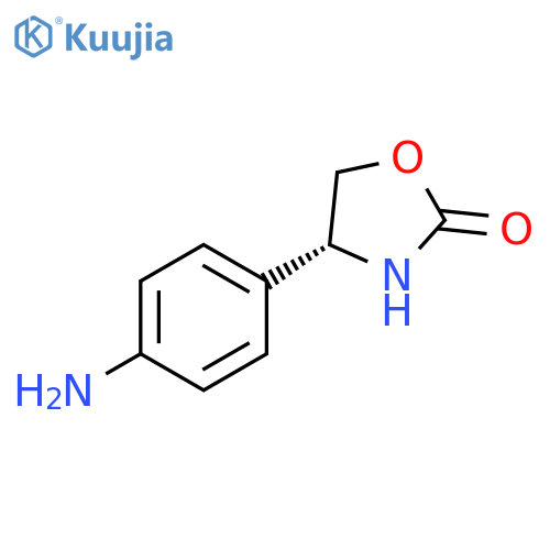 (4R)-4-(4-aminophenyl)-1,3-oxazolidin-2-one structure