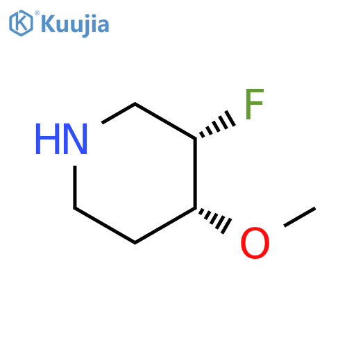 (3S,4R)-3-fluoro-4-methoxypiperidine structure