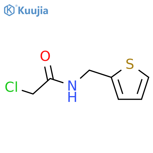 2-Chloro-N-(thien-2-ylmethyl)acetamide structure