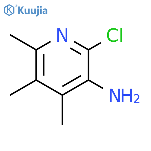 2-chloro-4,5,6-trimethylpyridin-3-amine structure