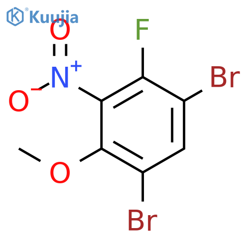 1,5-Dibromo-2-fluoro-4-methoxy-3-nitrobenzene structure