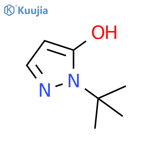 1-tert-butyl-1H-pyrazol-5-ol structure